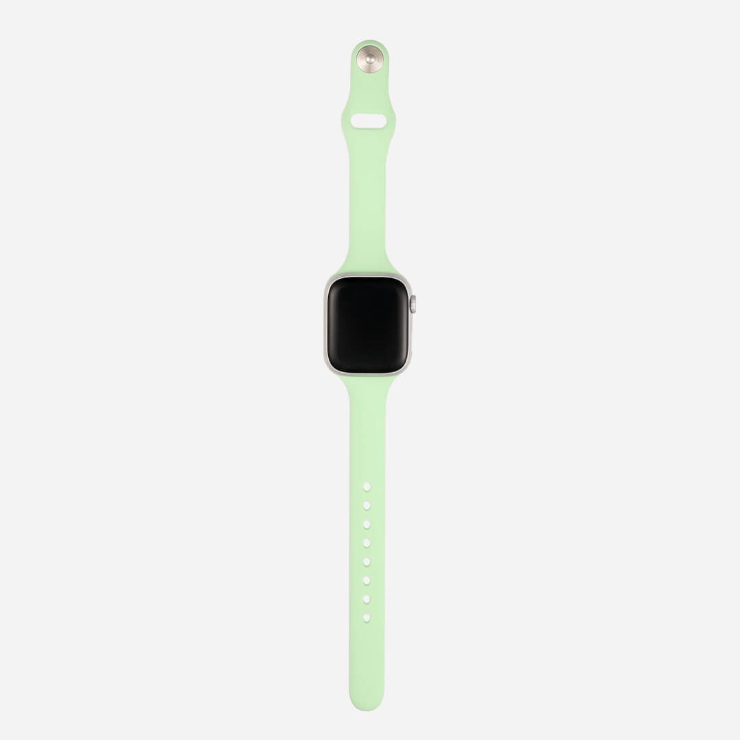 Slim Silicone Apple Watch Band - Pistachio