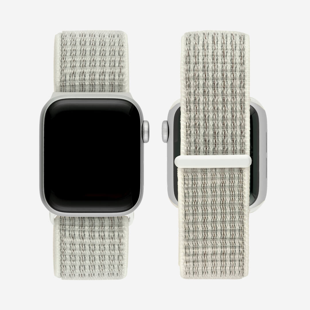 Sport Loop Apple Watch Band Fox Salty - Crystal White - The