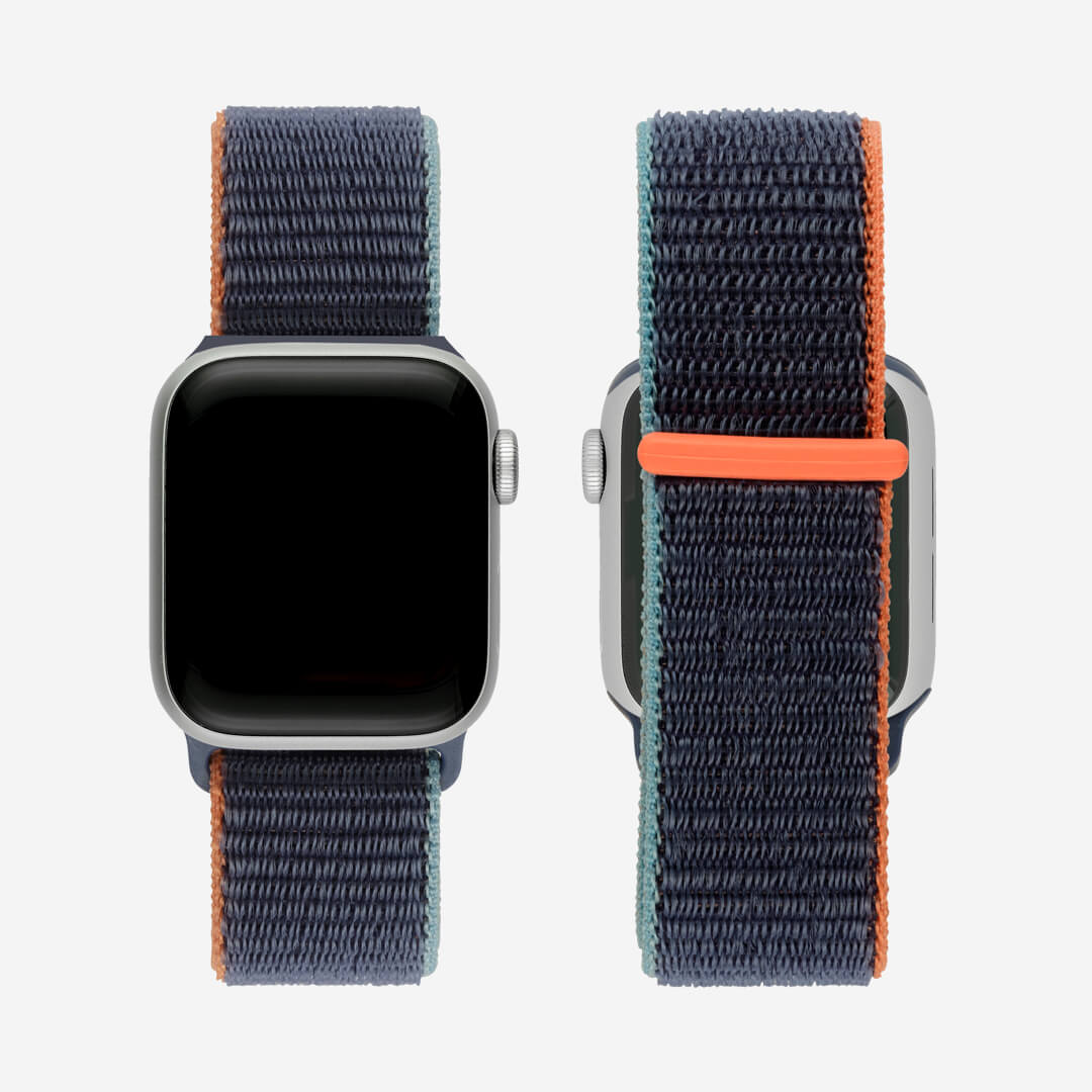 Sport Loop Apple Watch Band Deep Navy The Salty Fox