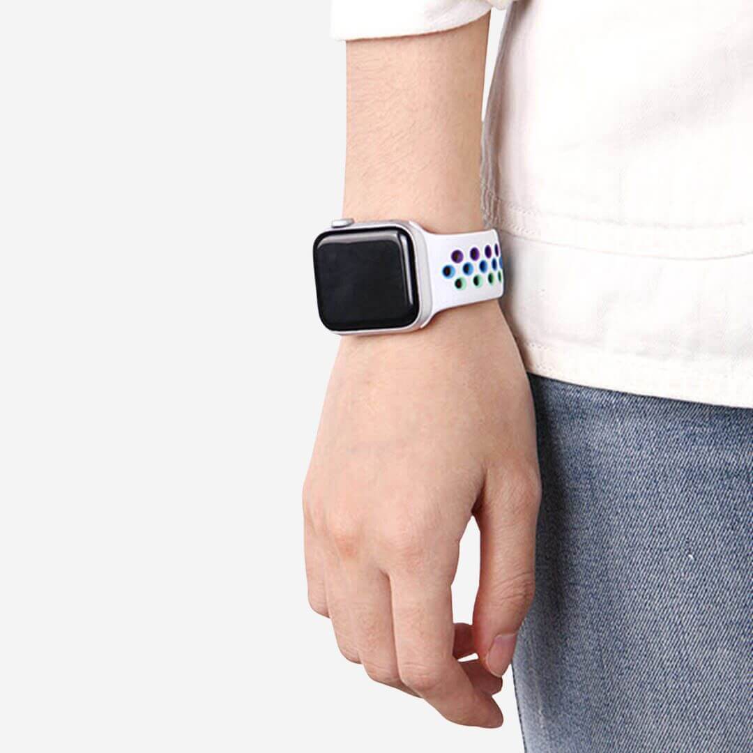 Silicone Sports Apple Watch Band - Pride