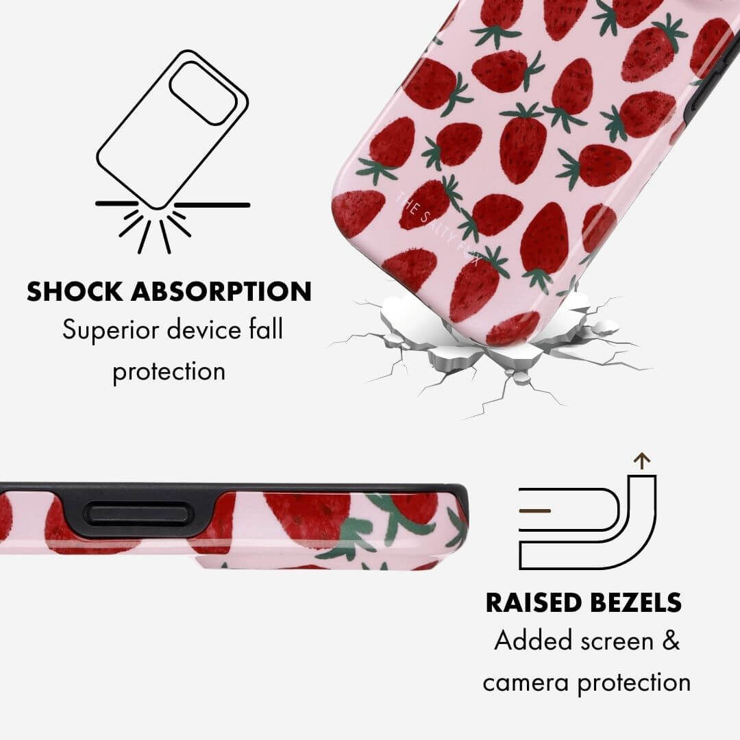 Strawberry Kisses MagSafe Phone Case
