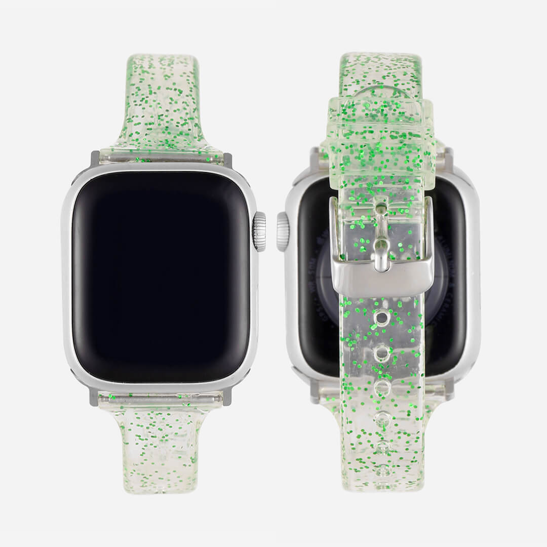 Sydney Glitter Apple Watch Band - Peppermint