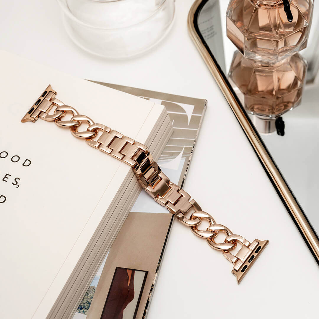 Venus Bracelet Apple Watch Band - Vintage Rose Gold