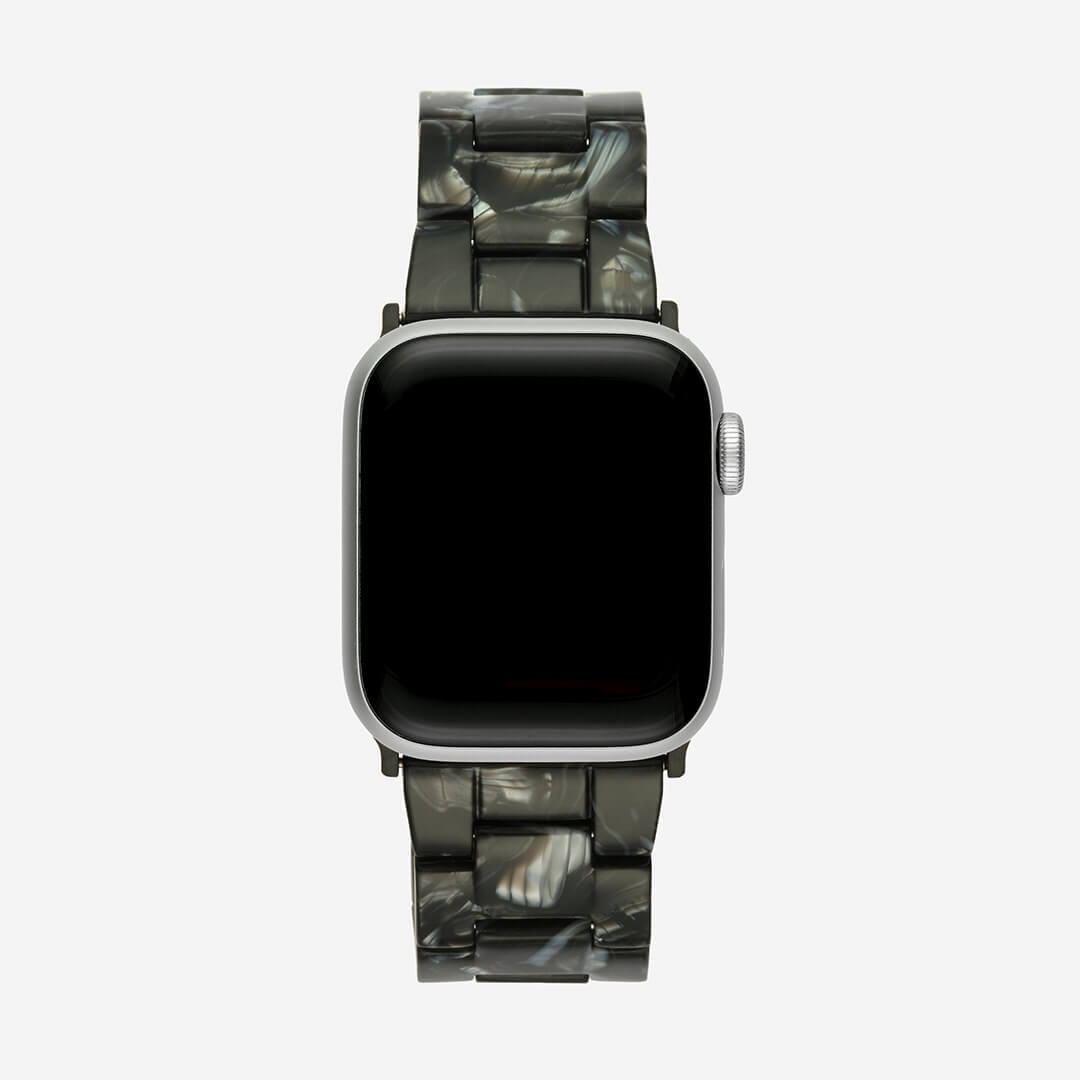 Vienna Apple Watch Band - Black Marble