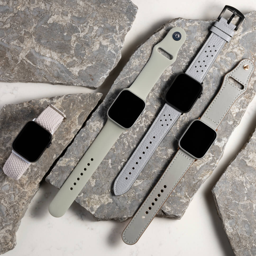 Silicone Apple Watch Band - Stone