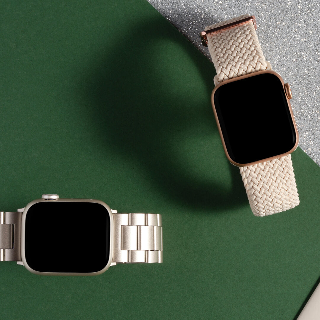Mistystars Luxury Stainless Steel Bracelet Watch Band for Apple Watch