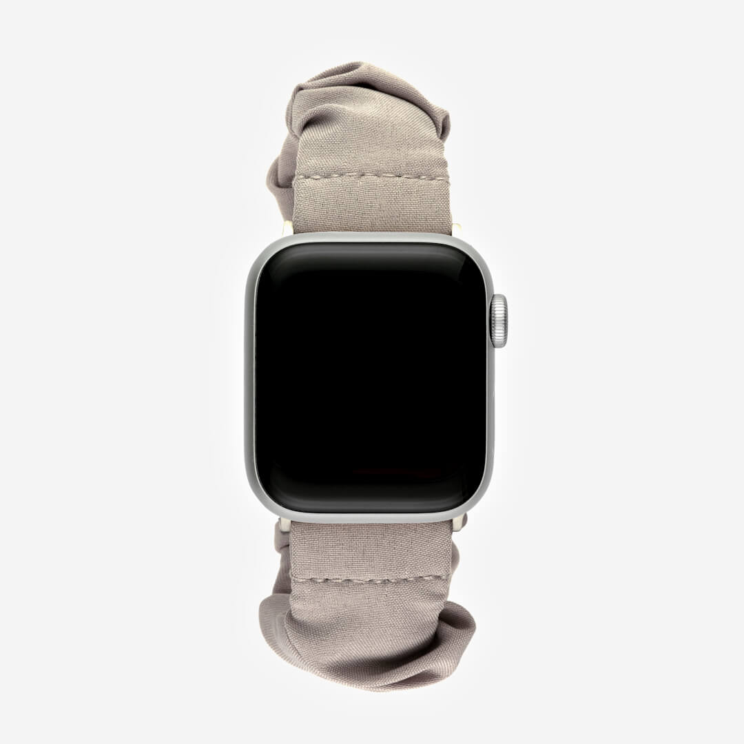 Scrunchie Apple Watch Band - French Grey