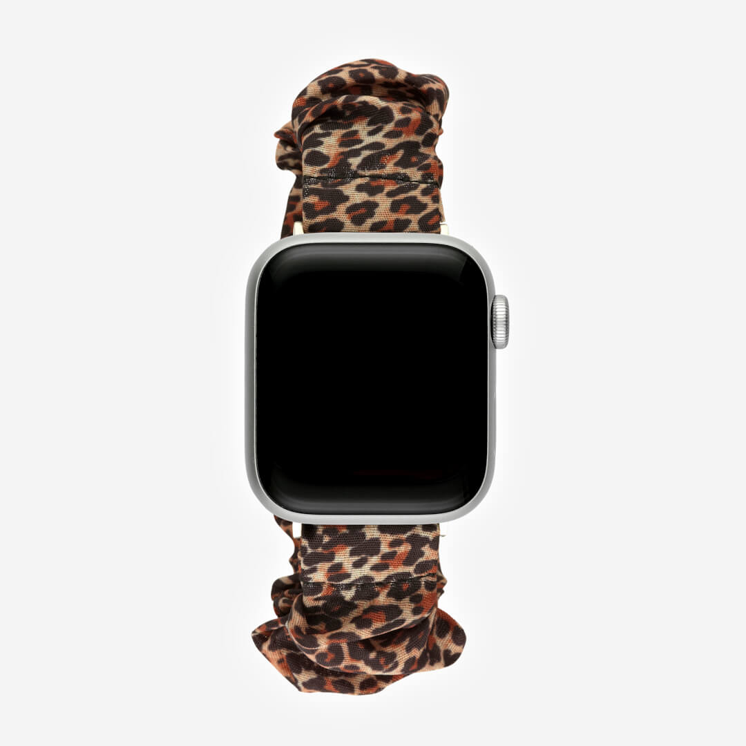 Scrunchie Apple Watch Band - Leopard Lover