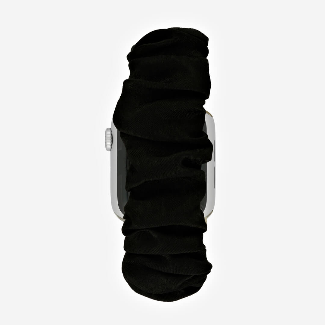 Scrunchie Apple Watch Band - Noir