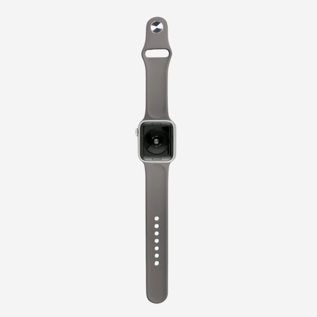 Classic Silicone Apple Watch Band - Gravel