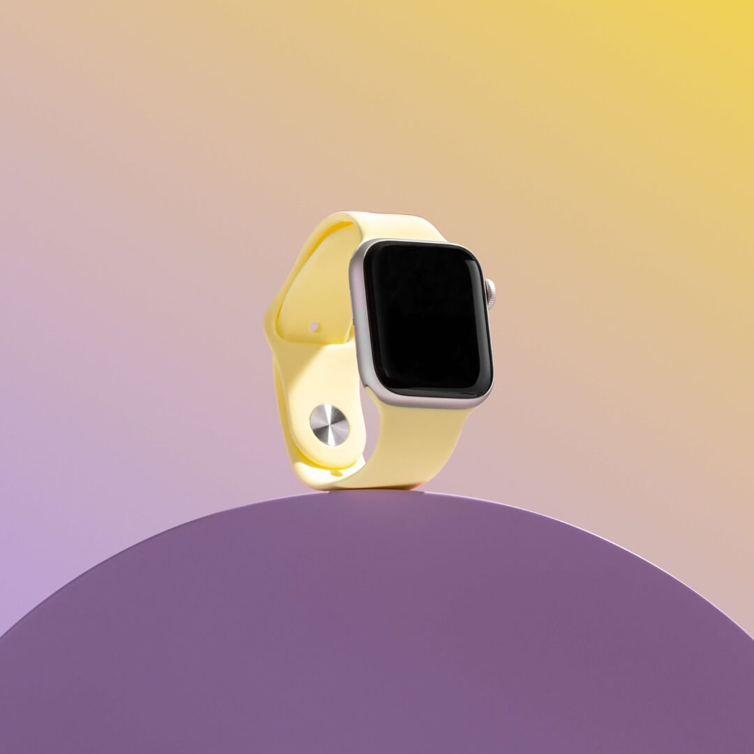 Silicone Apple Watch Band - Buttercream
