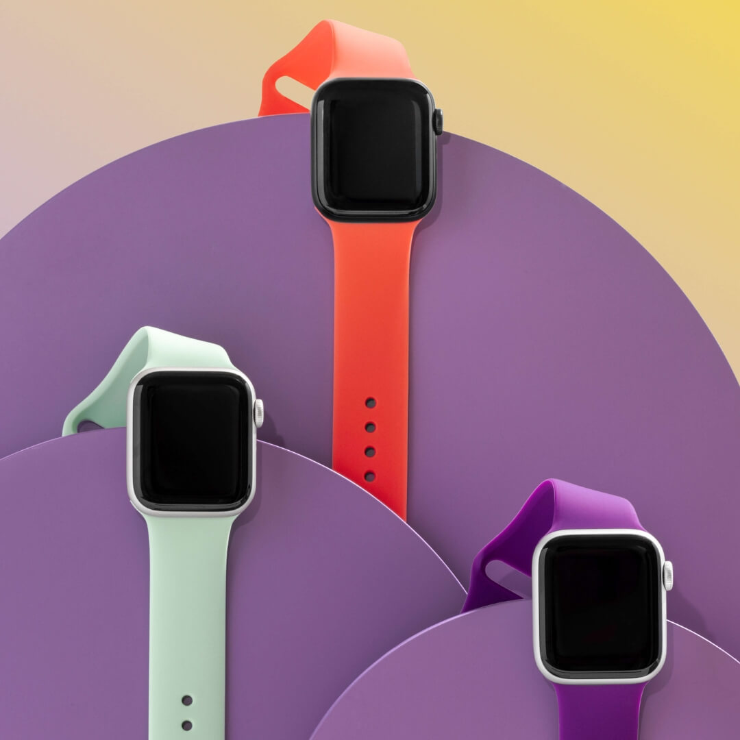 Classic Silicone Apple Watch Band - Purple