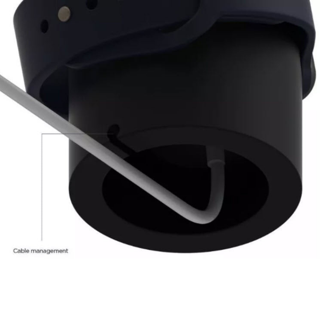 Bubble Silicone Apple Watch Stand - Black