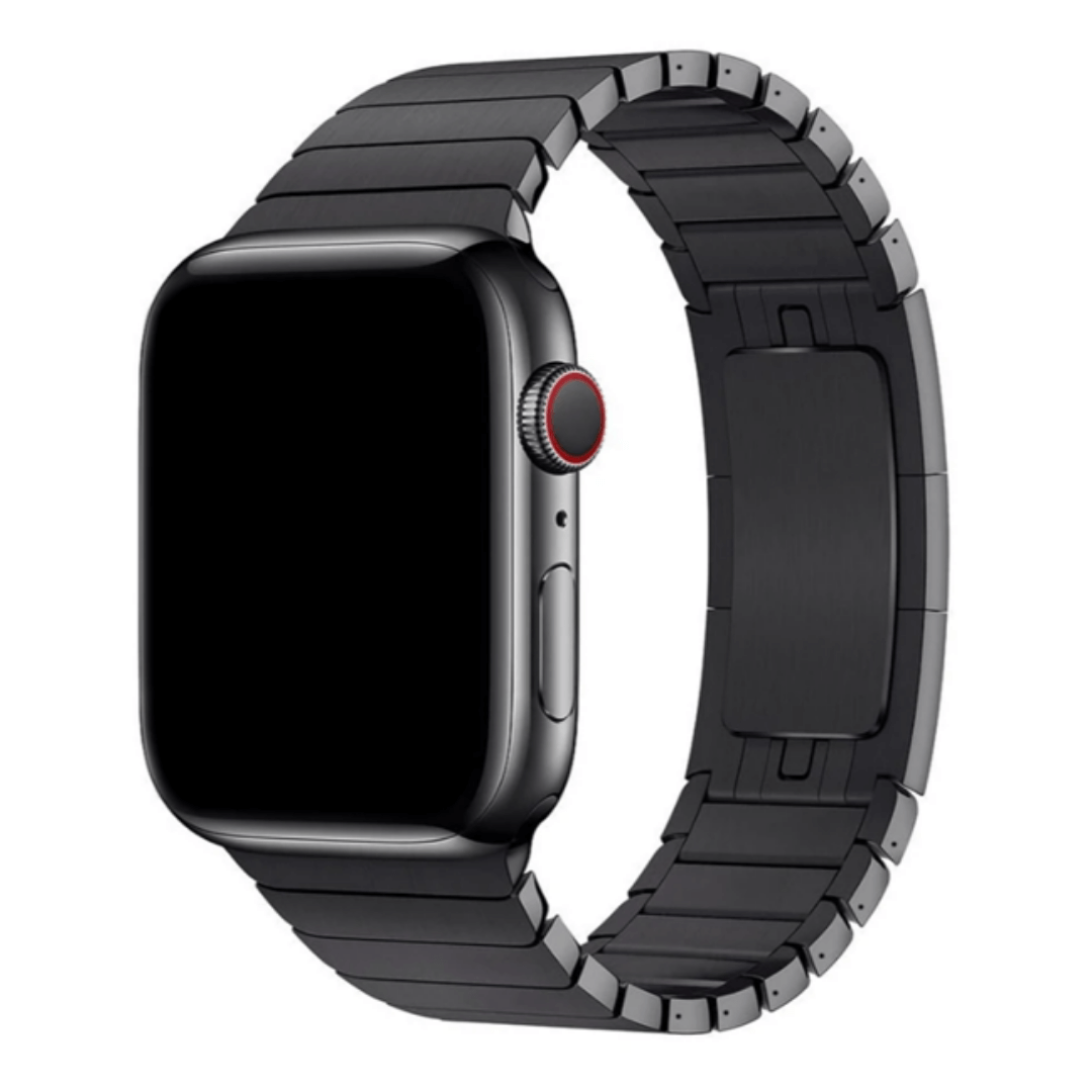 Stainless Steel Band for Apple Watch Ultra Link Bracelet 49mm 44mm 45mm  42mm, Metal Strap with Folding Clasp for Apple Watch Series 8 7 6 5 4 3 2 1  SE for