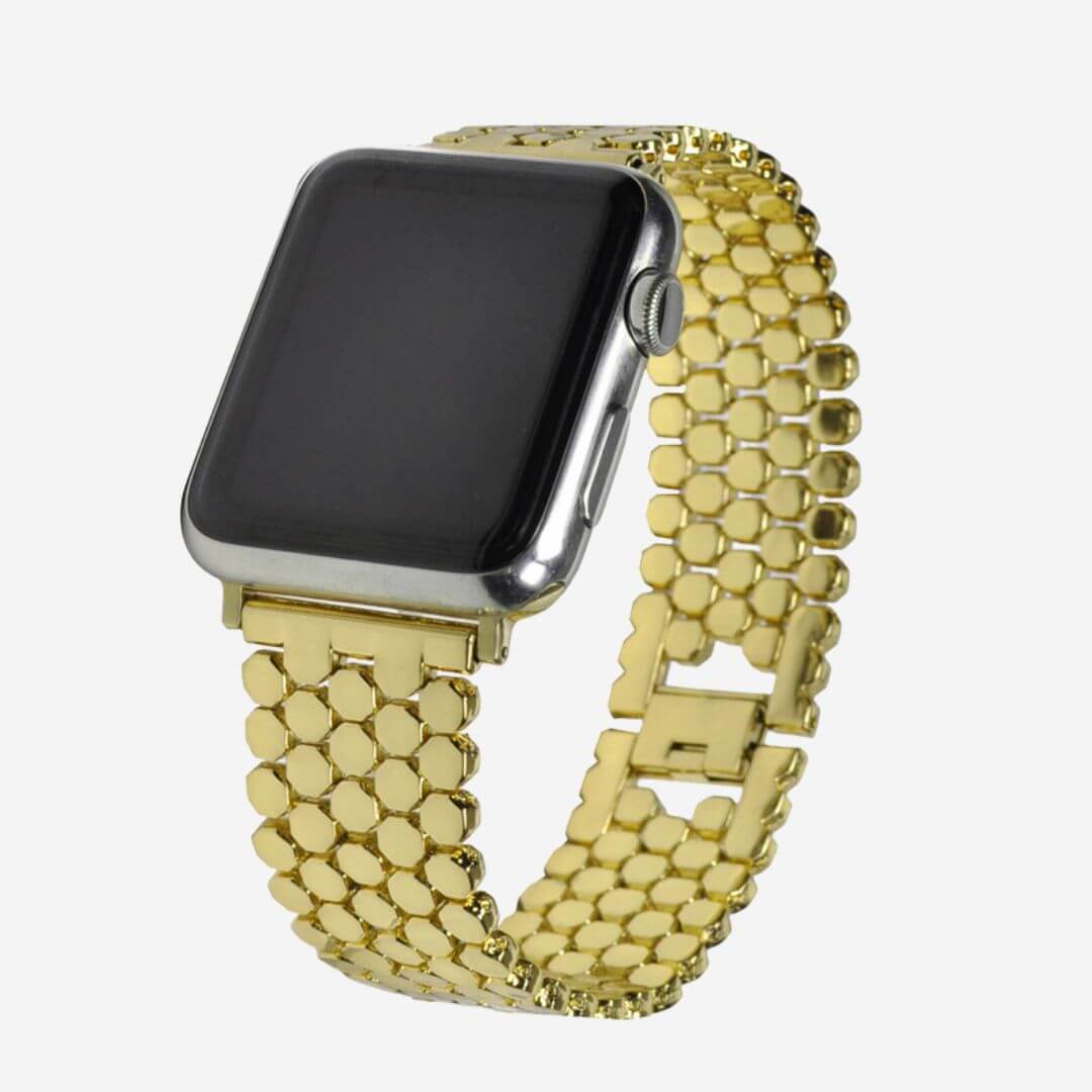 Monaco Bracelet Apple Watch Band - Gold