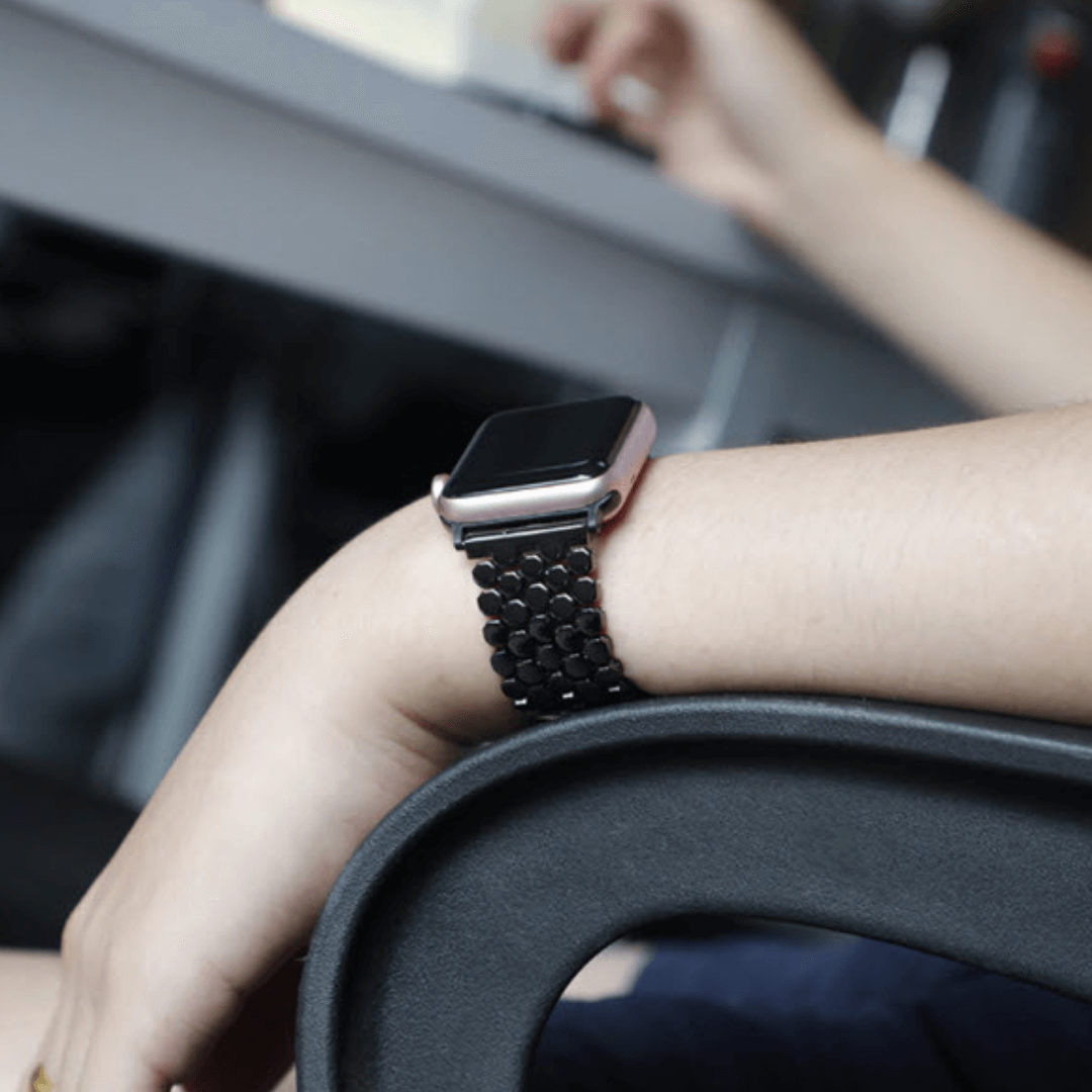Monaco Bracelet Apple Watch Band - Black
