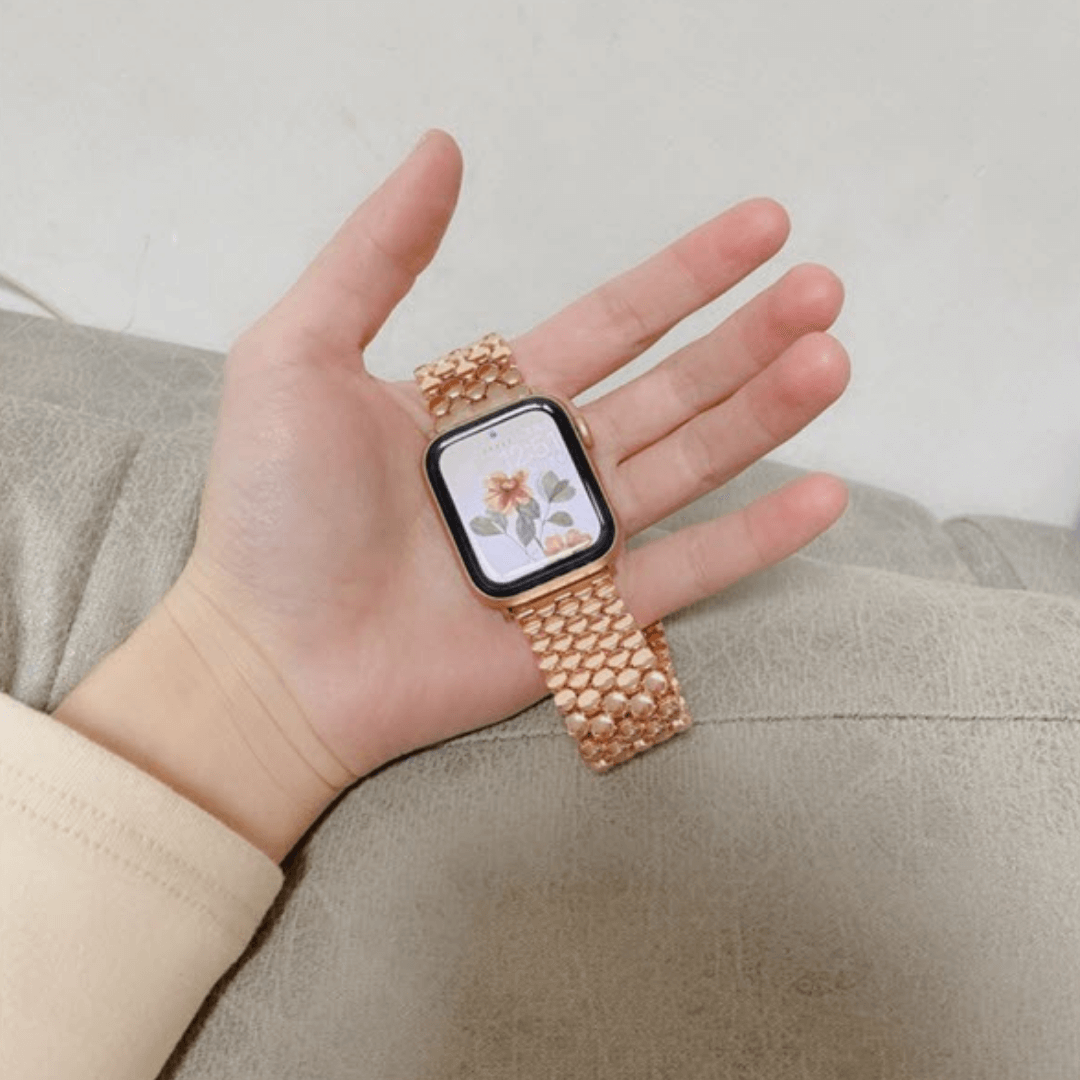 Monaco Bracelet Apple Watch Band - Vintage Rose Gold