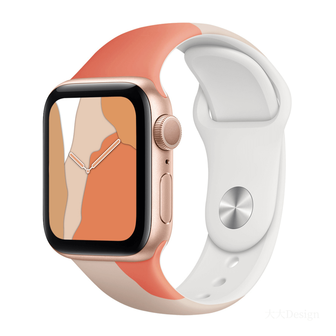 Mykonos Silicone Apple Watch Band - Terracotta