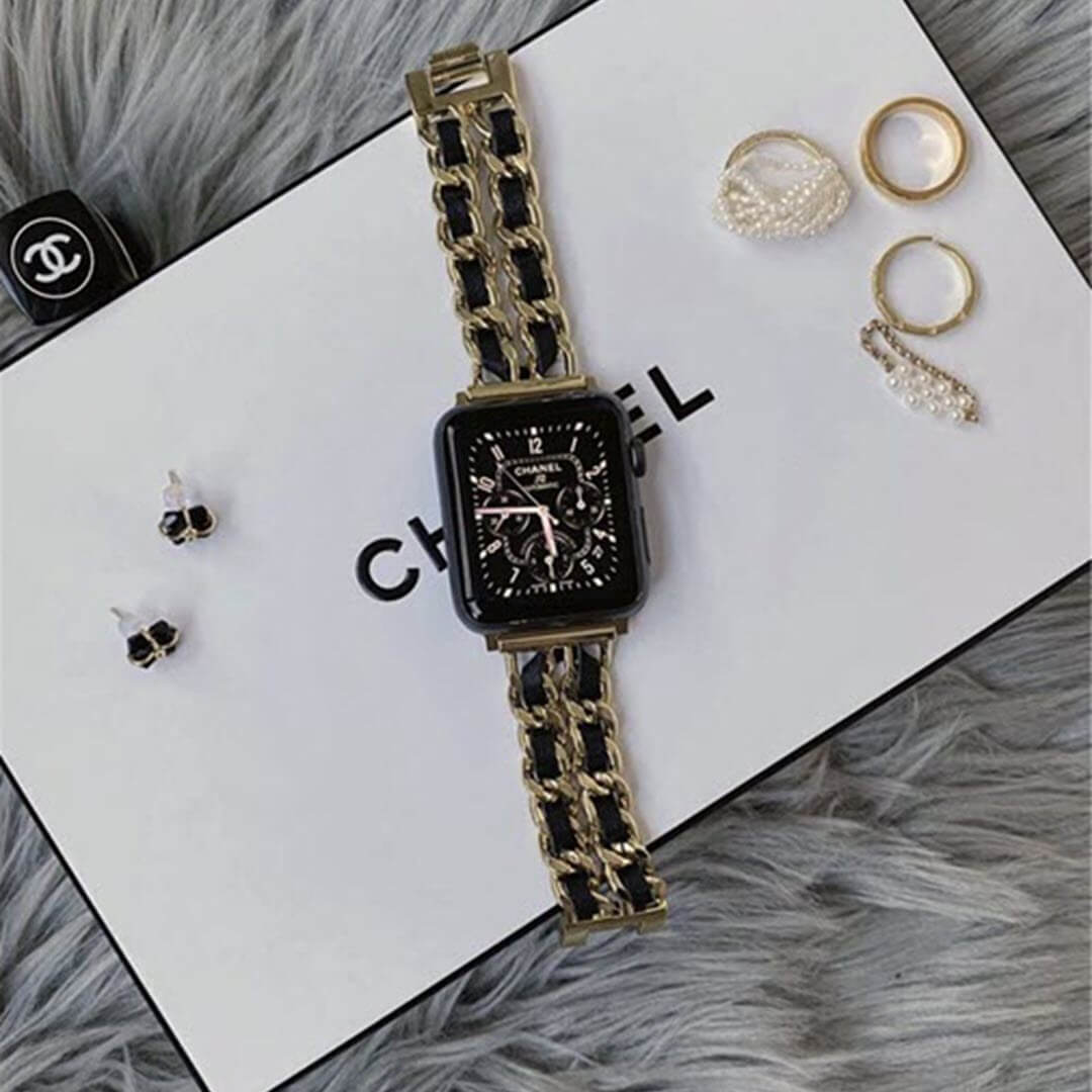 Paris Bracelet Apple Watch Band - Gold / Black