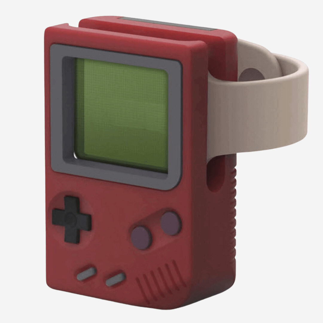 Retro Game Controller Apple Watch Stand - Lava