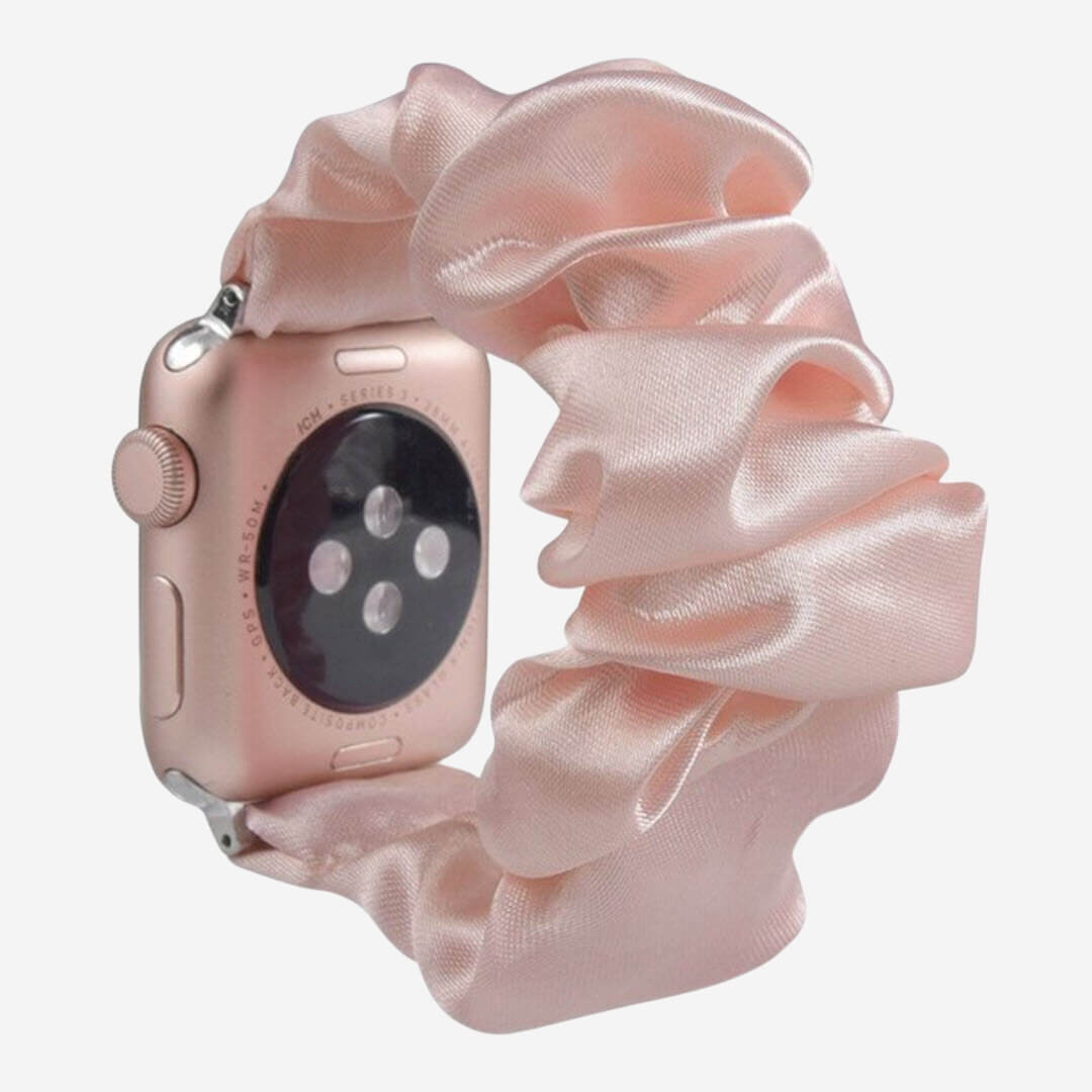 Scrunchie Apple Watch Band - Cotton Candy
