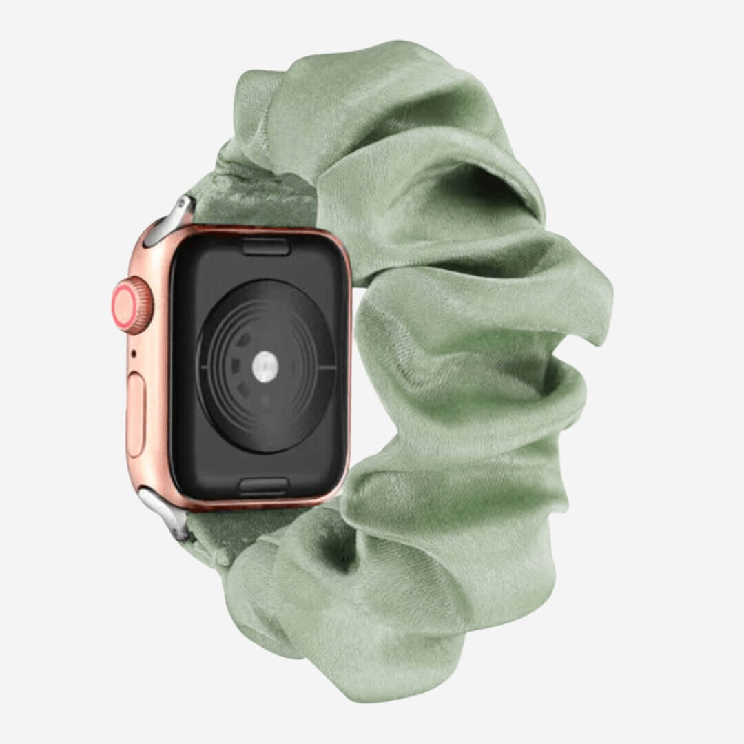 Scrunchie Apple Watch Band - Sage