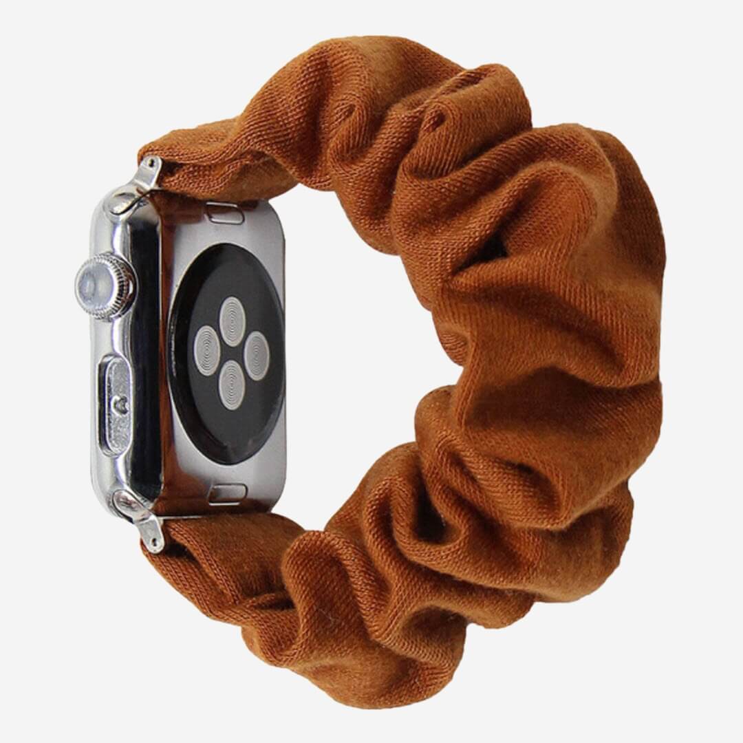 Scrunchie Apple Watch Band - Chestnut