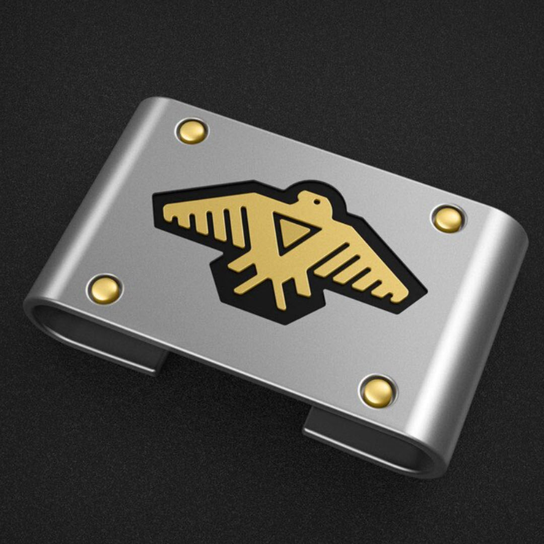 Military Eagle Apple Watch Bar - Silver/Gold