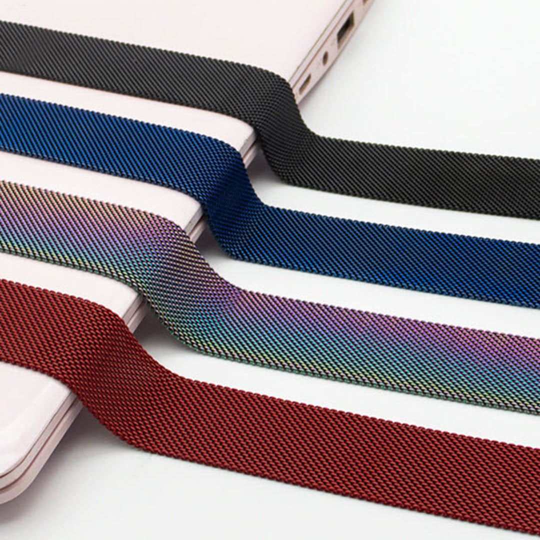 Milanese Loop Apple Watch Band - Pearlescent