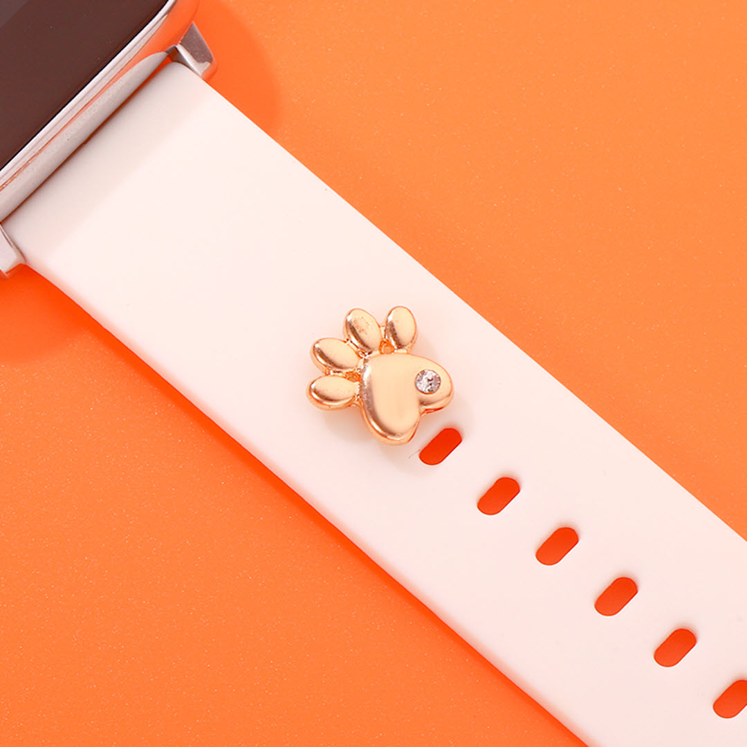 Paw Print Apple Watch Charm - Rose Gold