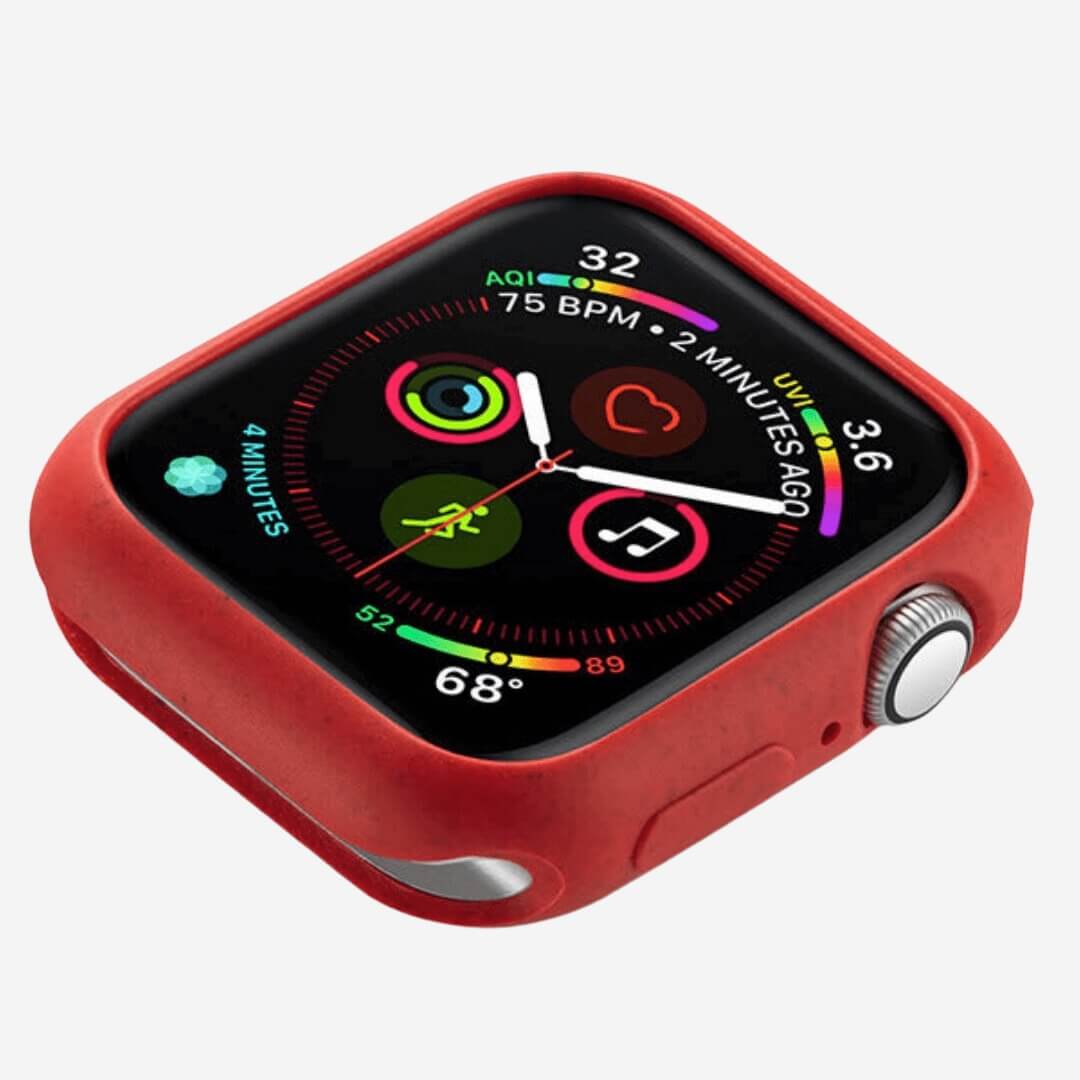Apple Watch TPU Speckled Bumper Protection Case - Crimson