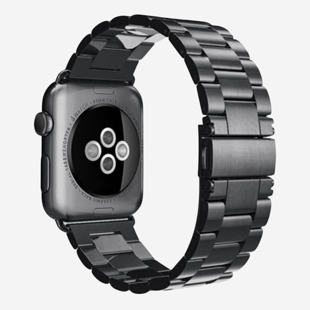 Classic Stainless Steel Apple Watch Band - Space Black